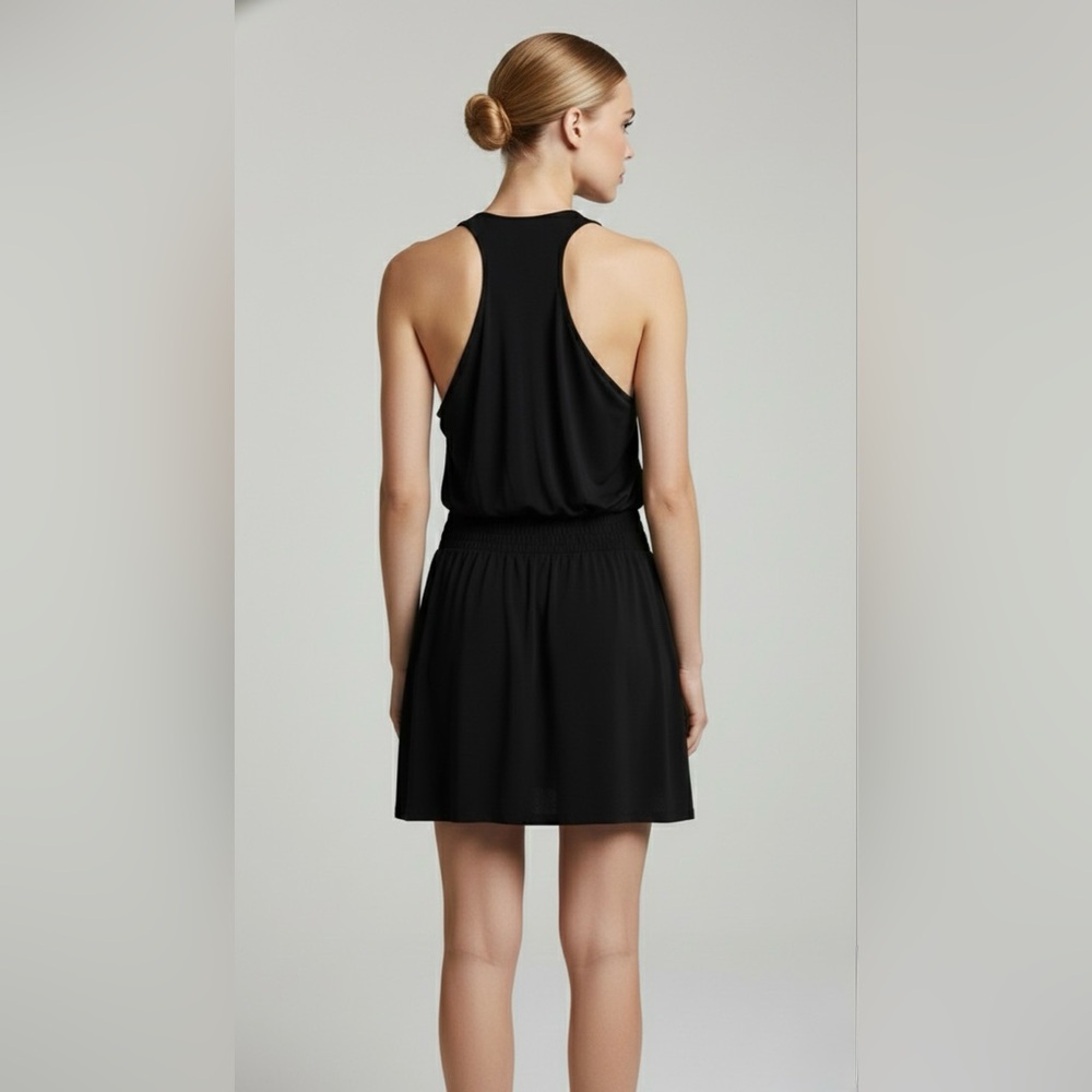 Generation Love Mock Neck A-Line Mini Dress | Size M - Picture 2 of 5